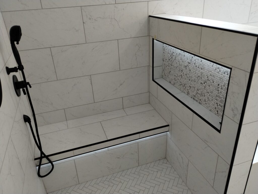 Shower Remodel with Bench